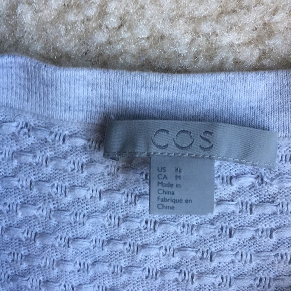 ❌SOLD❌COS grey pebbled sweater tunic - Picture 3 of 3